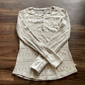 Carhartt xs patterned long sleeve top